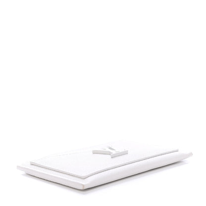 Louis Vuitton Calfskin Lockme Card Holder White 4 of 8