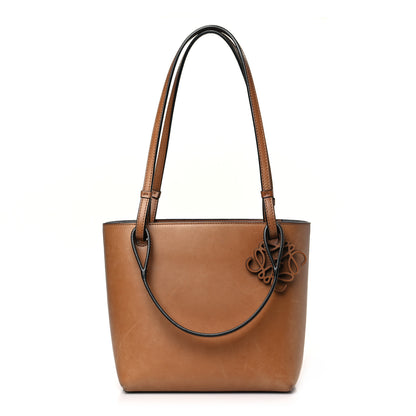 Loewe Calfskin Double Handle Square Tote Camel Capri Blue 1 of 12