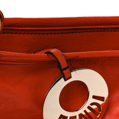 Fendi Calfskin Large Chef Shopper Tote Orange 7 of 12