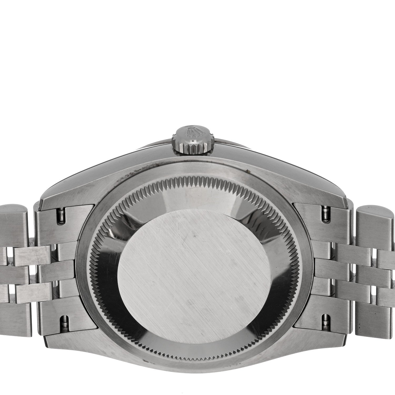 Rolex Stainless Steel 18K White Gold Diamond 36mm Oyster Perpetual Datejust Watch Silver Roman 126234 4 of 5