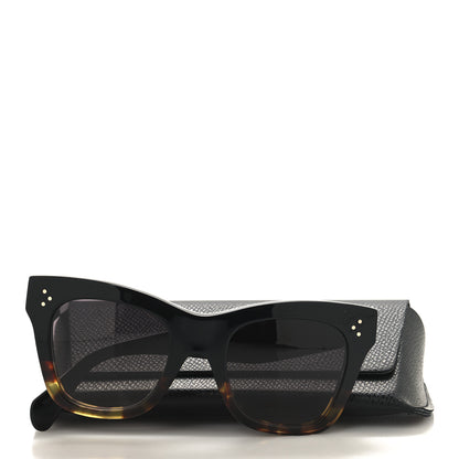 Celine Acetate Polarized Cat Eye Sunglasses CL4004IN Havana Black 7 of 7