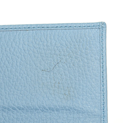 Gucci Dollar Calfskin Swing Continental Wallet Mineral Blue 6 of 7