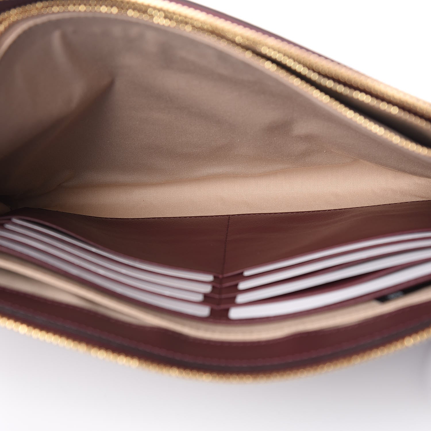Chloe Calfskin Flat Pouch Clutch Brown 5 of 8