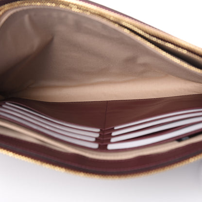 Chloe Calfskin Flat Pouch Clutch Brown 5 of 8