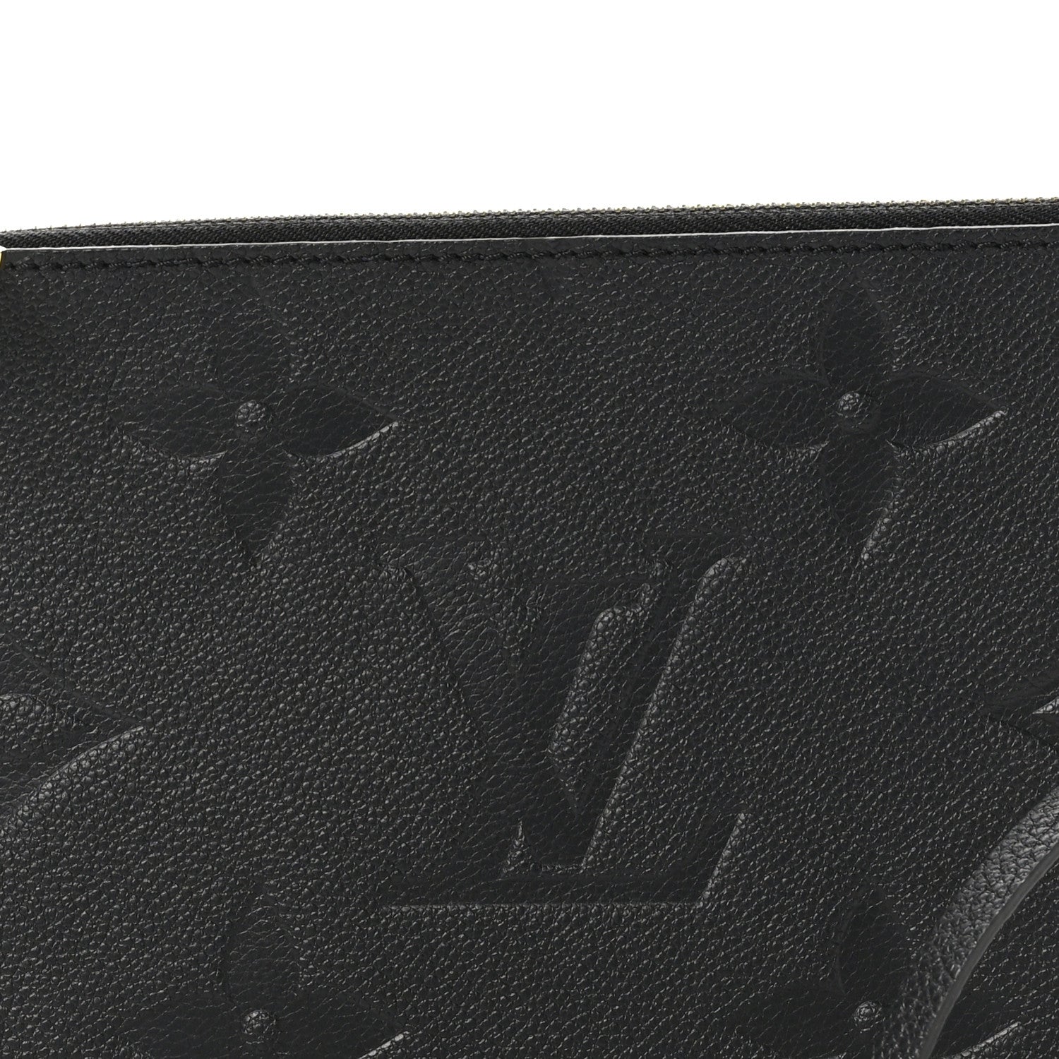 Louis Vuitton Empreinte Monogram Giant Neverfull MM Pochette Black 6 of 6