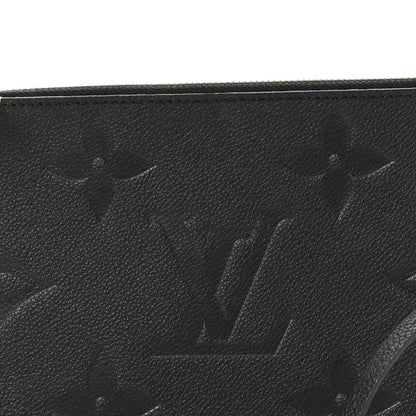 Louis Vuitton Empreinte Monogram Giant Neverfull MM Pochette Black 6 of 6