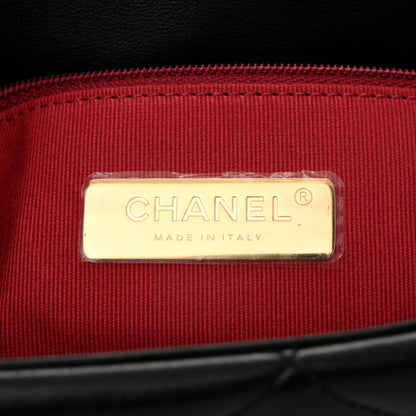 Chanel Lambskin Quilted Large Chanel 19 Flap Black 6 of 10