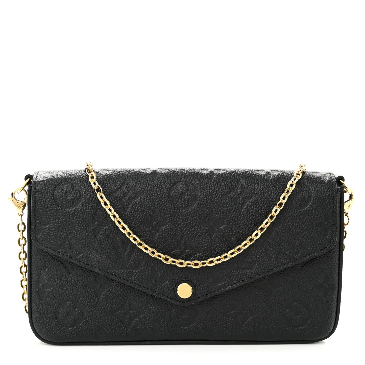 Empreinte Pochette Felicie Chain Wallet Black
