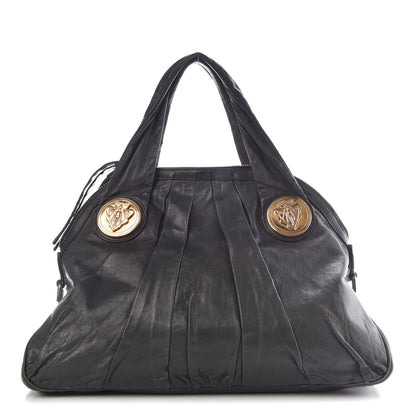 Gucci Calfskin Medium Hysteria Top Handle Bag Dark Green 1 of 12