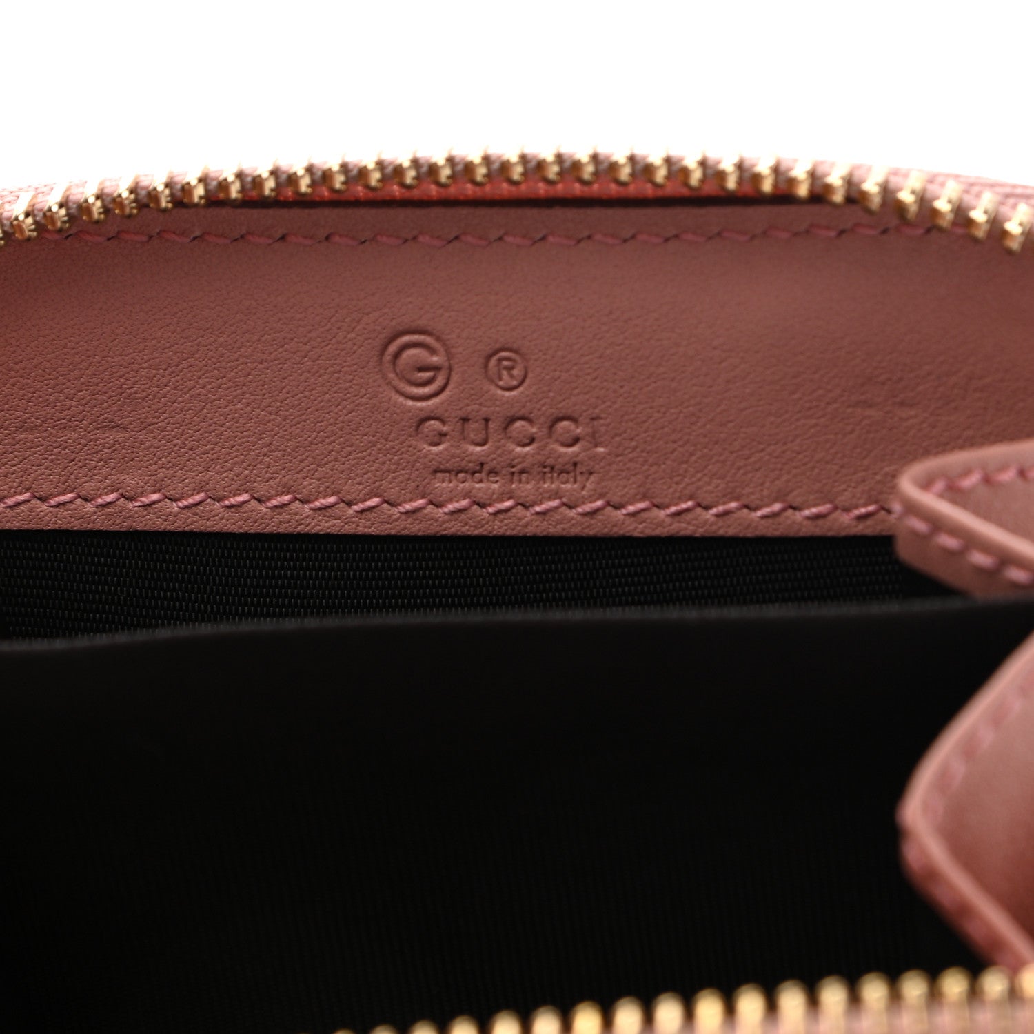 Gucci Microguccissima Zip Around Card Case Soft Pink 6 of 7