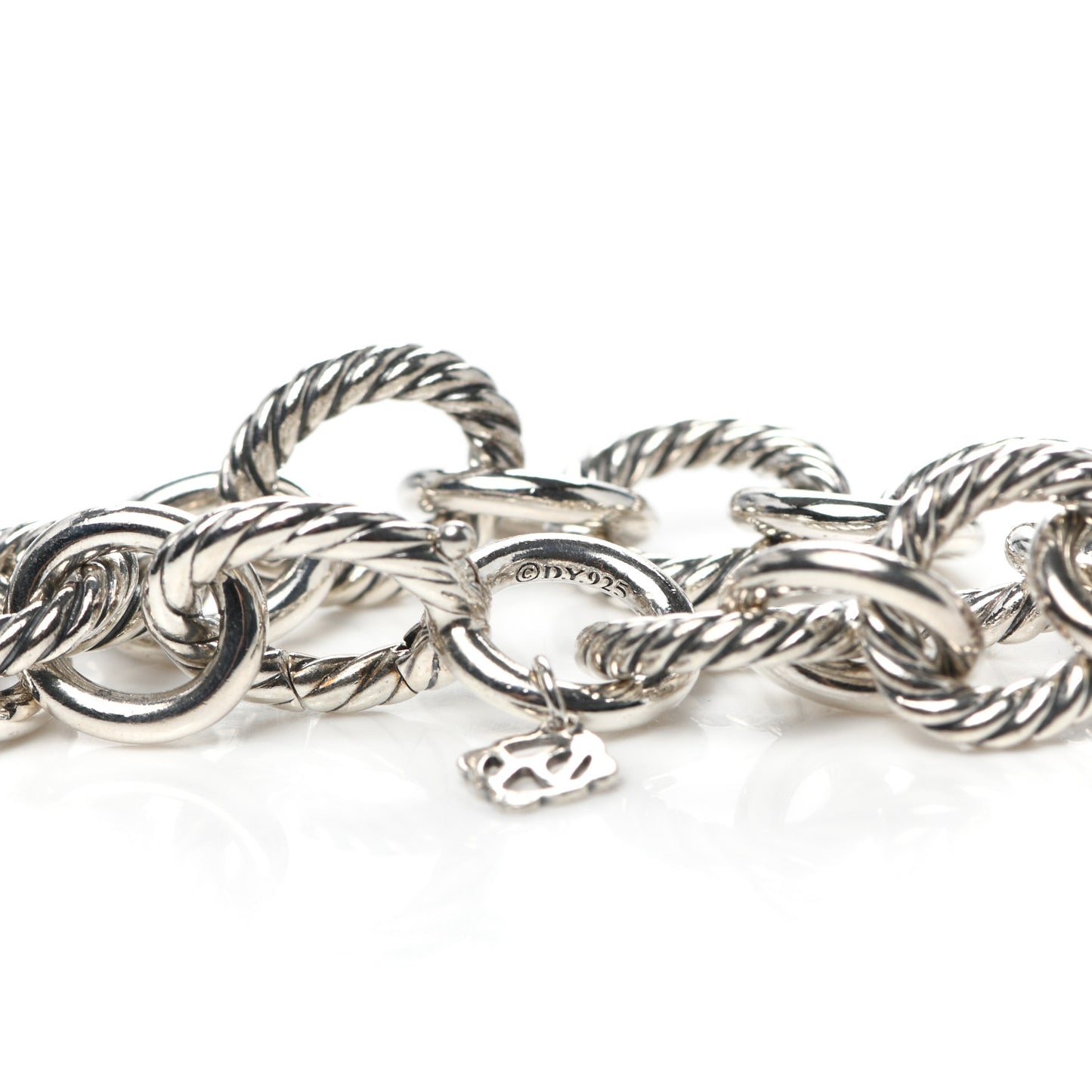 Sterling Silver 12mm Large Oval Link Bracelet