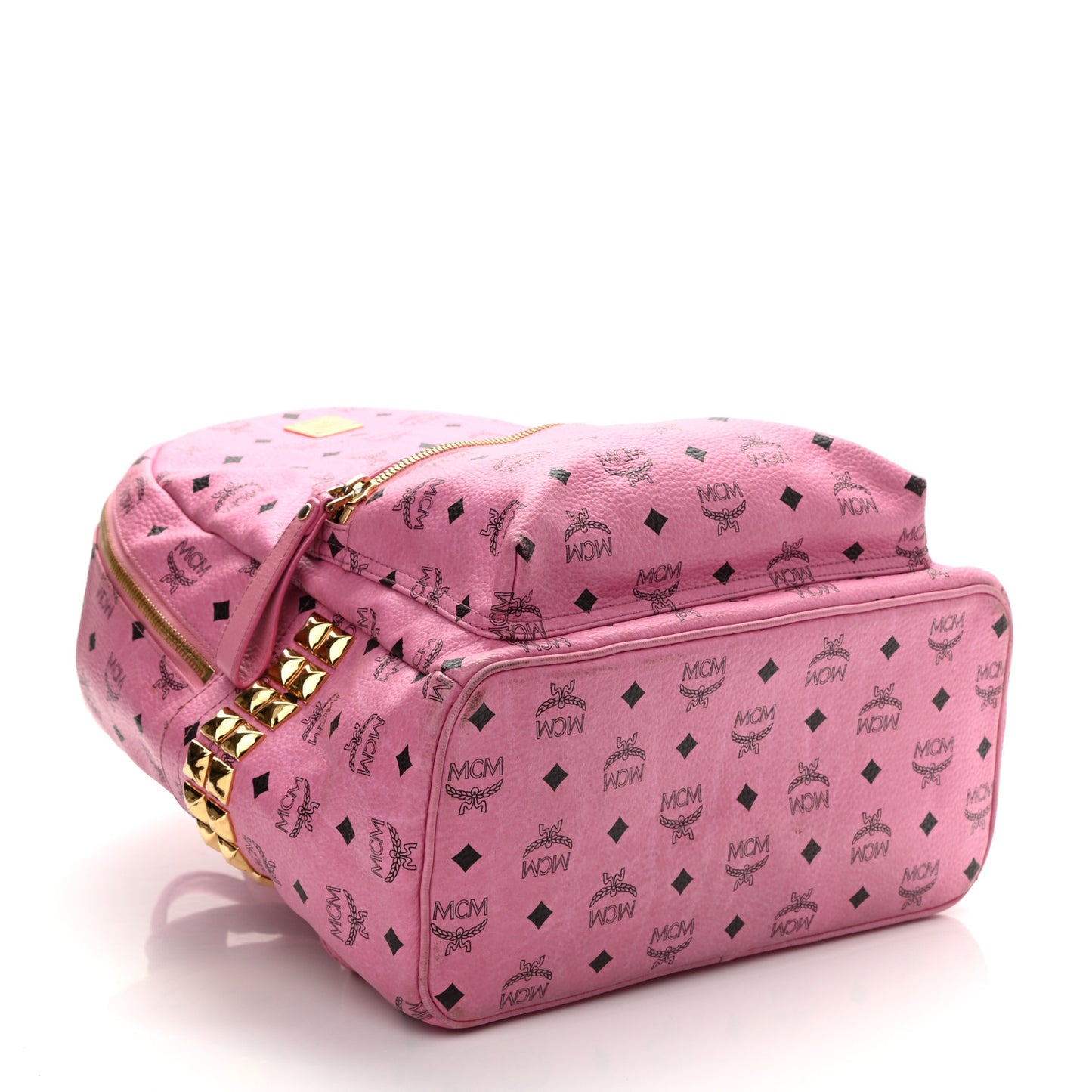 Visetos Medium Side Studs Stark Backpack Pink