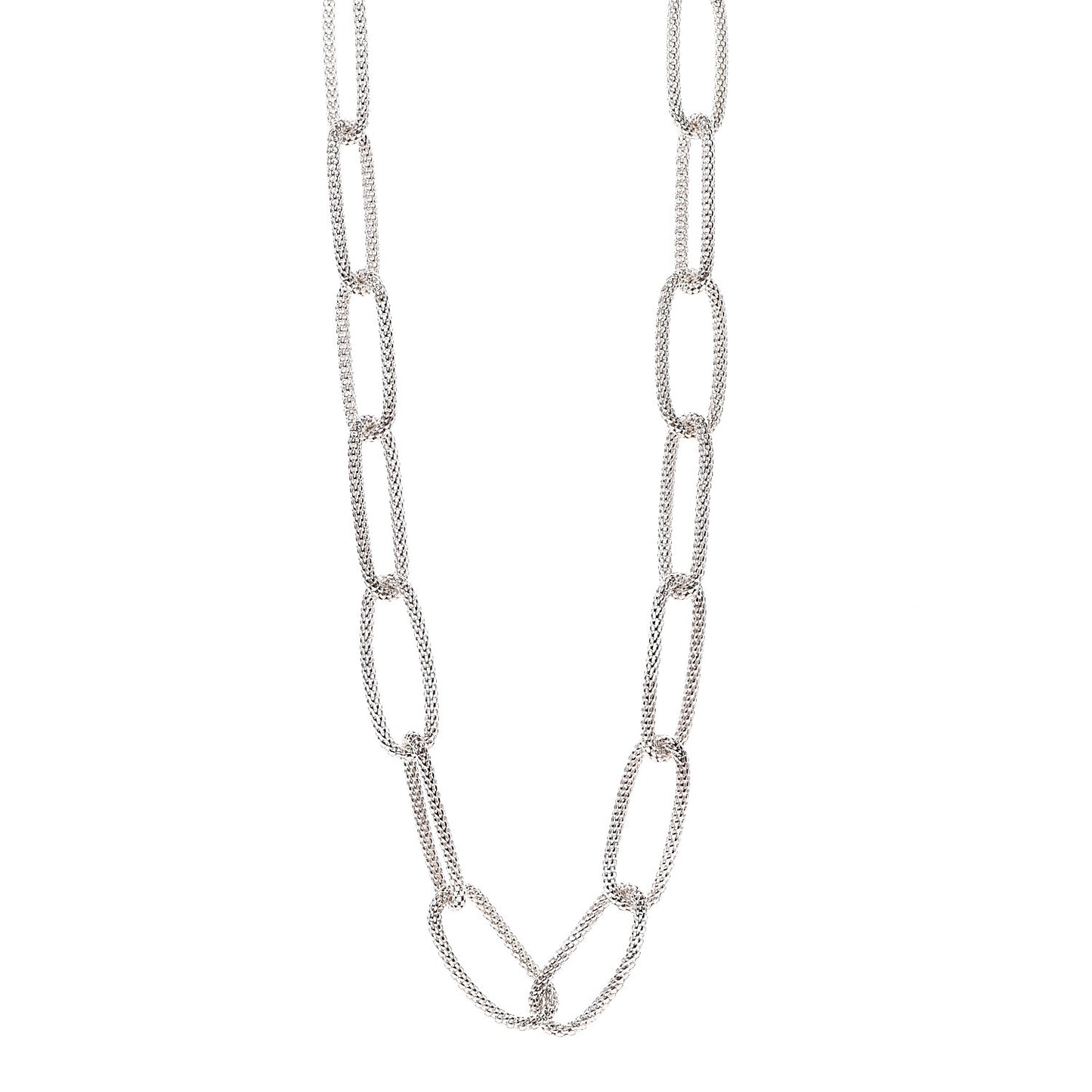Sterling Silver Paloma Picasso Mesh Link Toggle Necklace