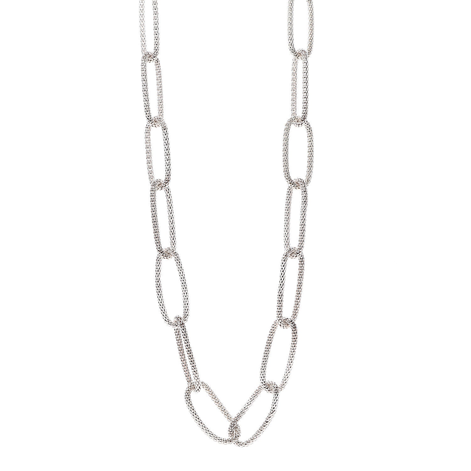 Tiffany Sterling Silver Paloma Picasso Mesh Link Toggle Necklace 1 of 6