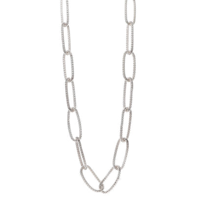 Tiffany Sterling Silver Paloma Picasso Mesh Link Toggle Necklace 1 of 6