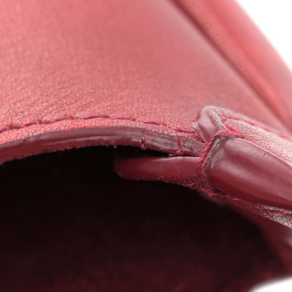 Saint Laurent Smooth Calfskin Paris VII Large Flat Hobo Red 13 of 13