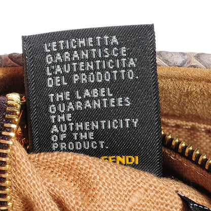 Fendi Ayers Zucca Patchwork Baguette Multicolor 10 of 10