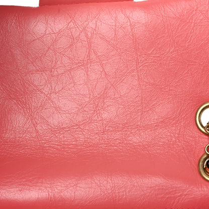 Chanel Aged Calfskin Quilted 2.55 Reissue Mini Flap Coral 12 of 12