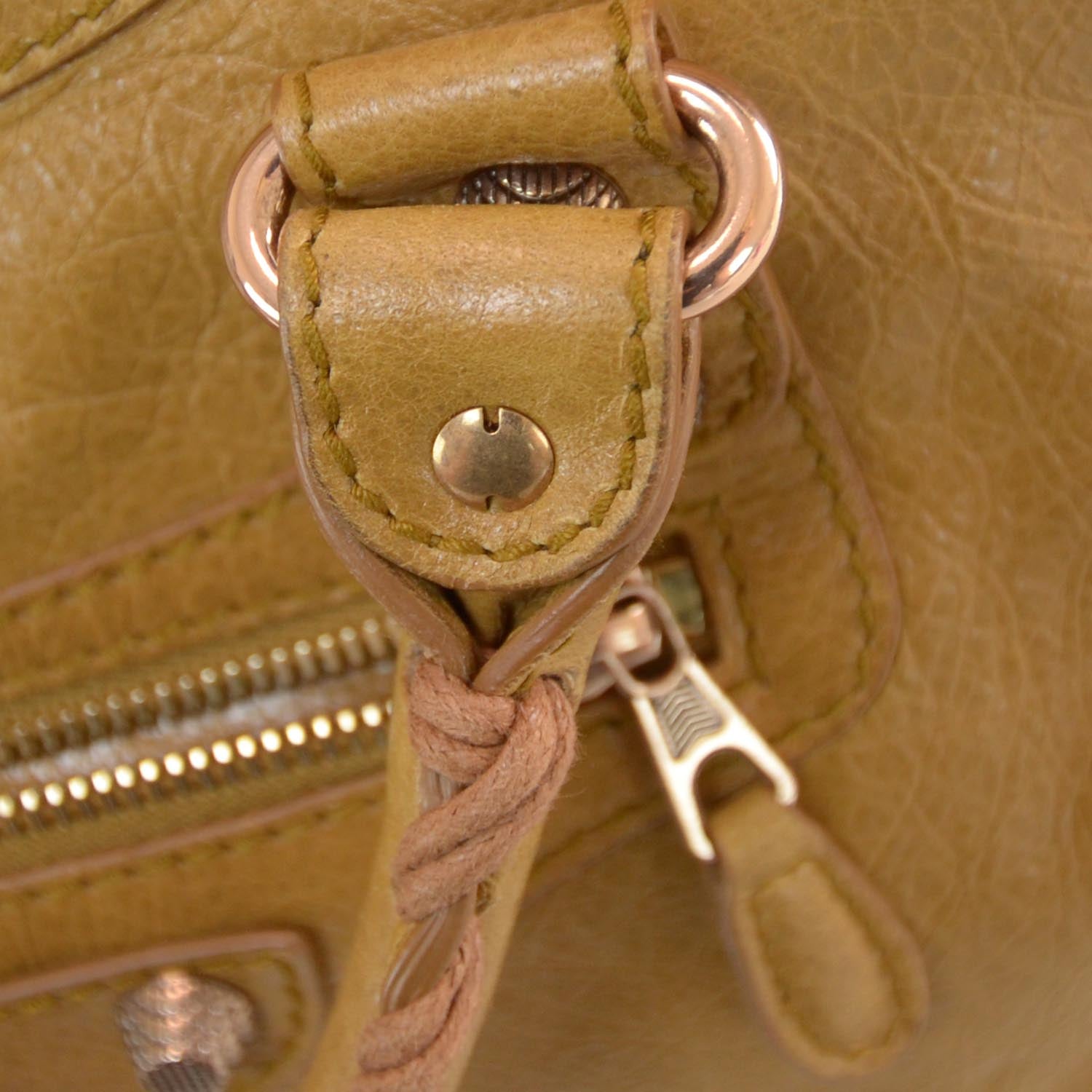 Balenciaga Agneau Giant 12 Rose Gold Hardware City Cumin 6 of 10