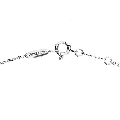 Tiffany Sterling Silver 16mm Elsa Peretti Open Heart Pendant Necklace 5 of 8