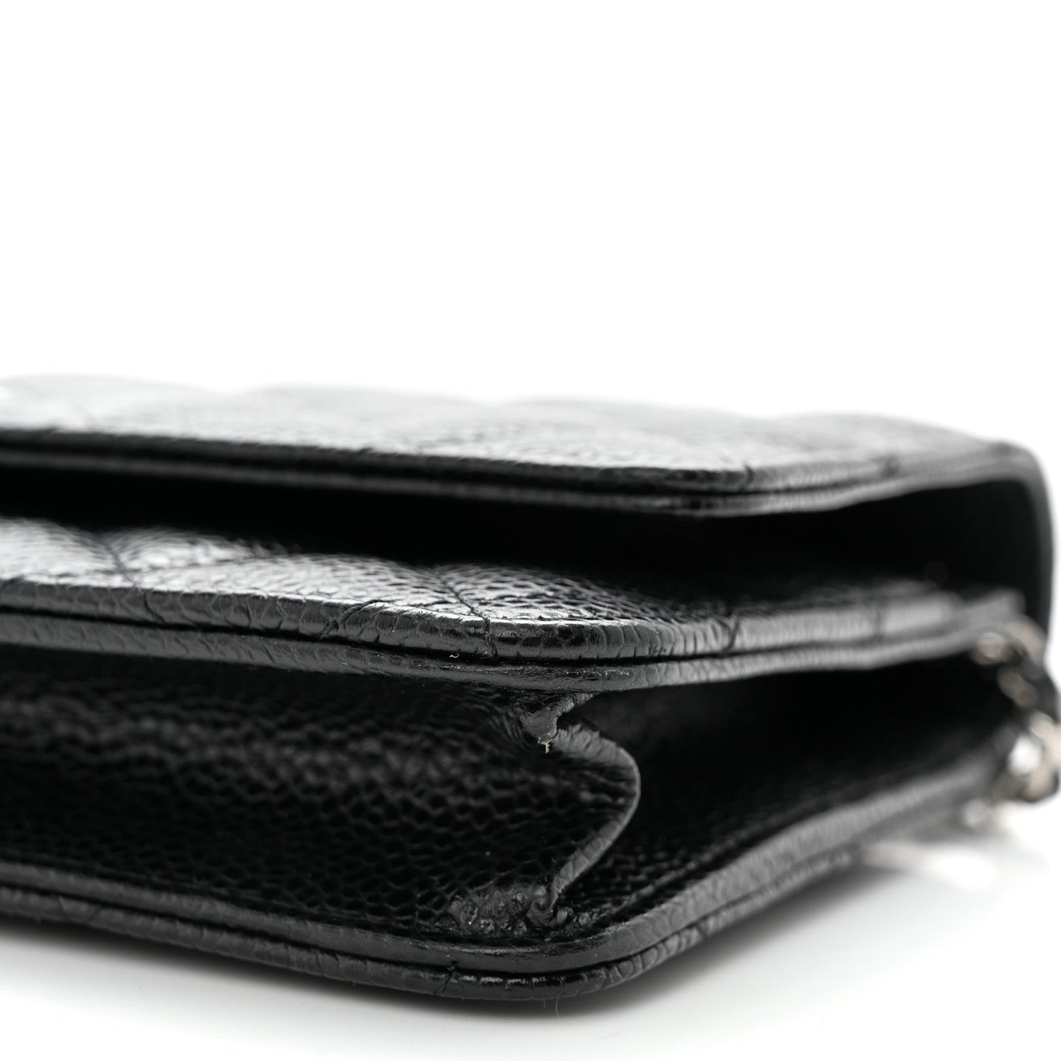 Chanel Caviar Quilted Wallet on Chain WOC Black 10 of 11