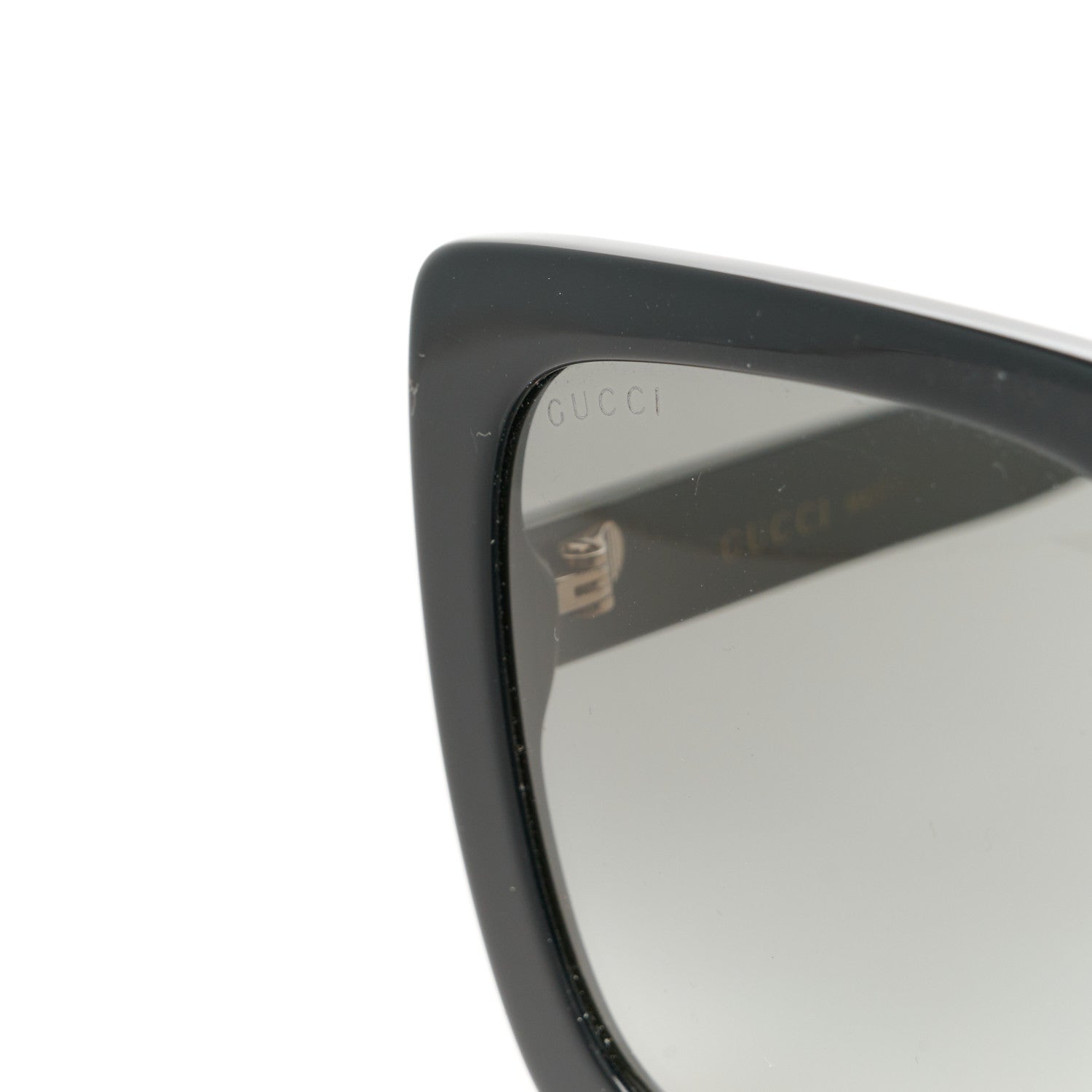 Gucci Crystal Square Frame GG Sunglasses GG0418S Black 7 of 8