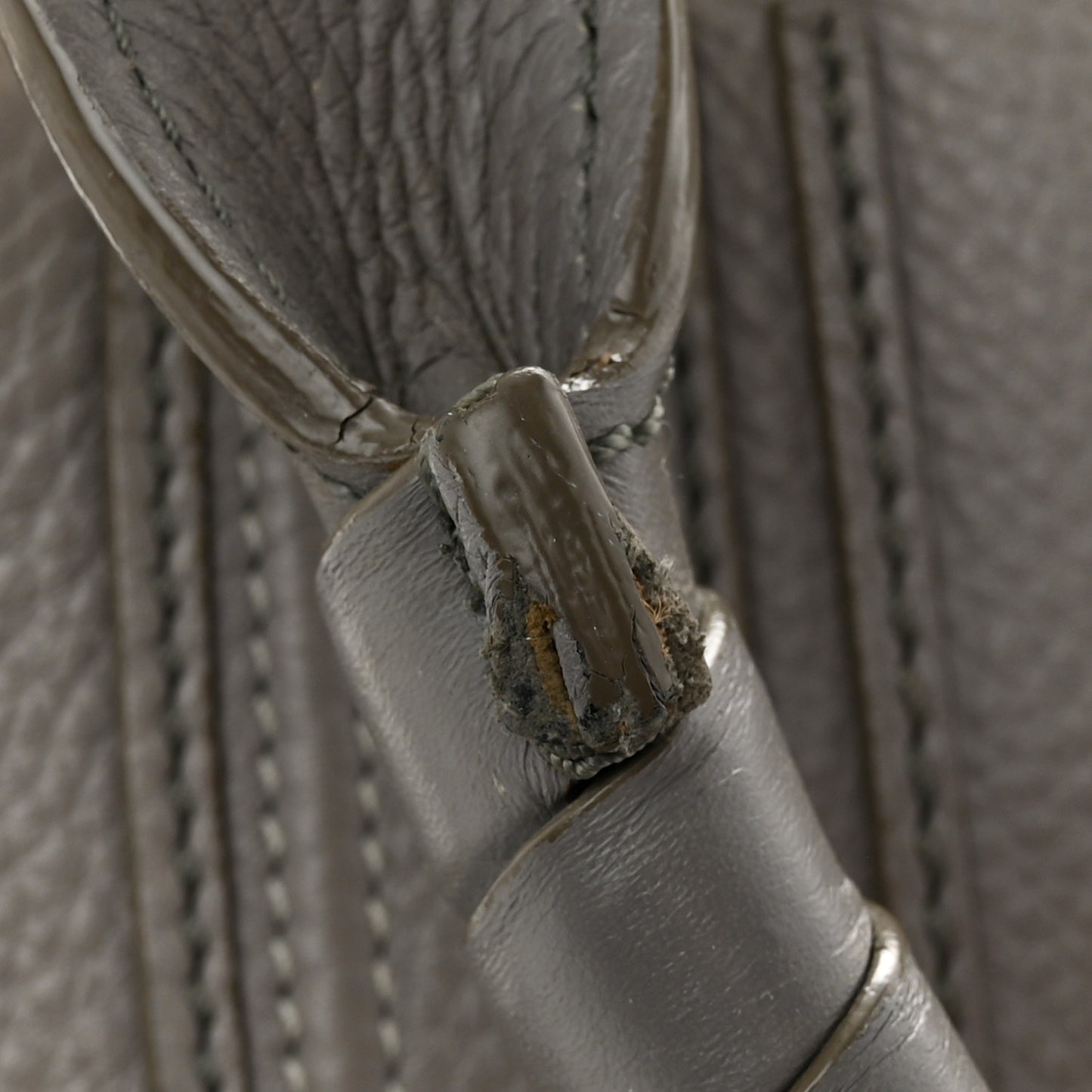 Calfskin Medium Marcie Satchel Cashmere Grey