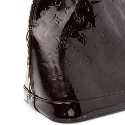 Louis Vuitton Vernis Alma GM Amarante 11 of 14