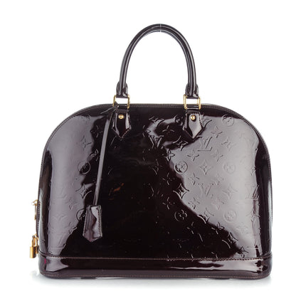 Louis Vuitton Vernis Alma GM Amarante 1 of 8