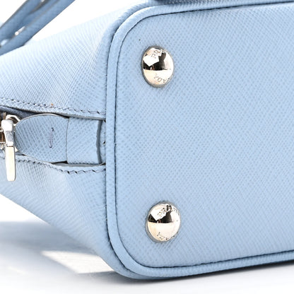 Prada Saffiano Lux Mini Promenade Tote Astrale 9 of 10