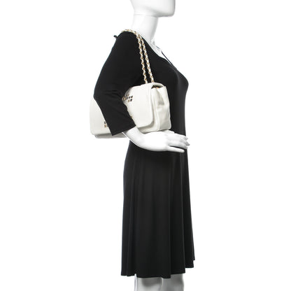 Chanel Calfskin Metal Mosaic Flap White 2 of 15