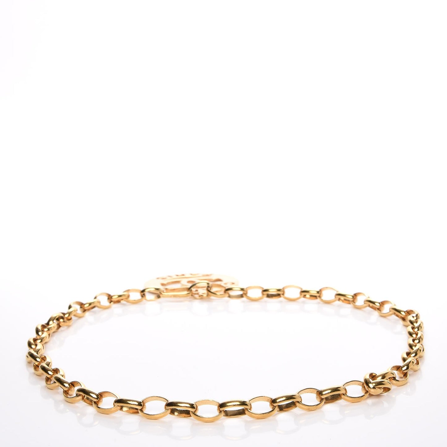 Chain Medallion Belt Gold
