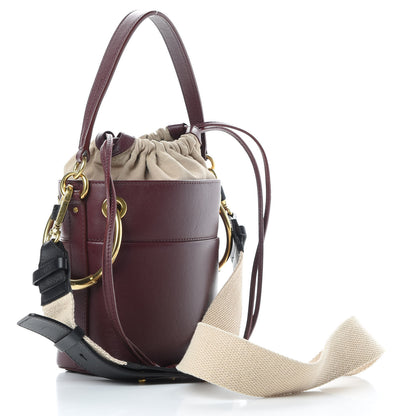 Chloe Smooth Calfskin Mini Roy Bucket Bag Plum Purple 3 of 18