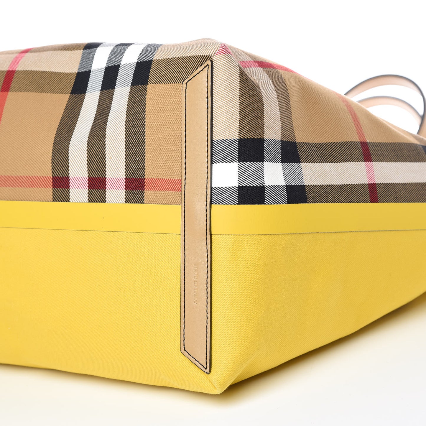 Vintage Check Large The Giant Reversible Tote Antique Yellow