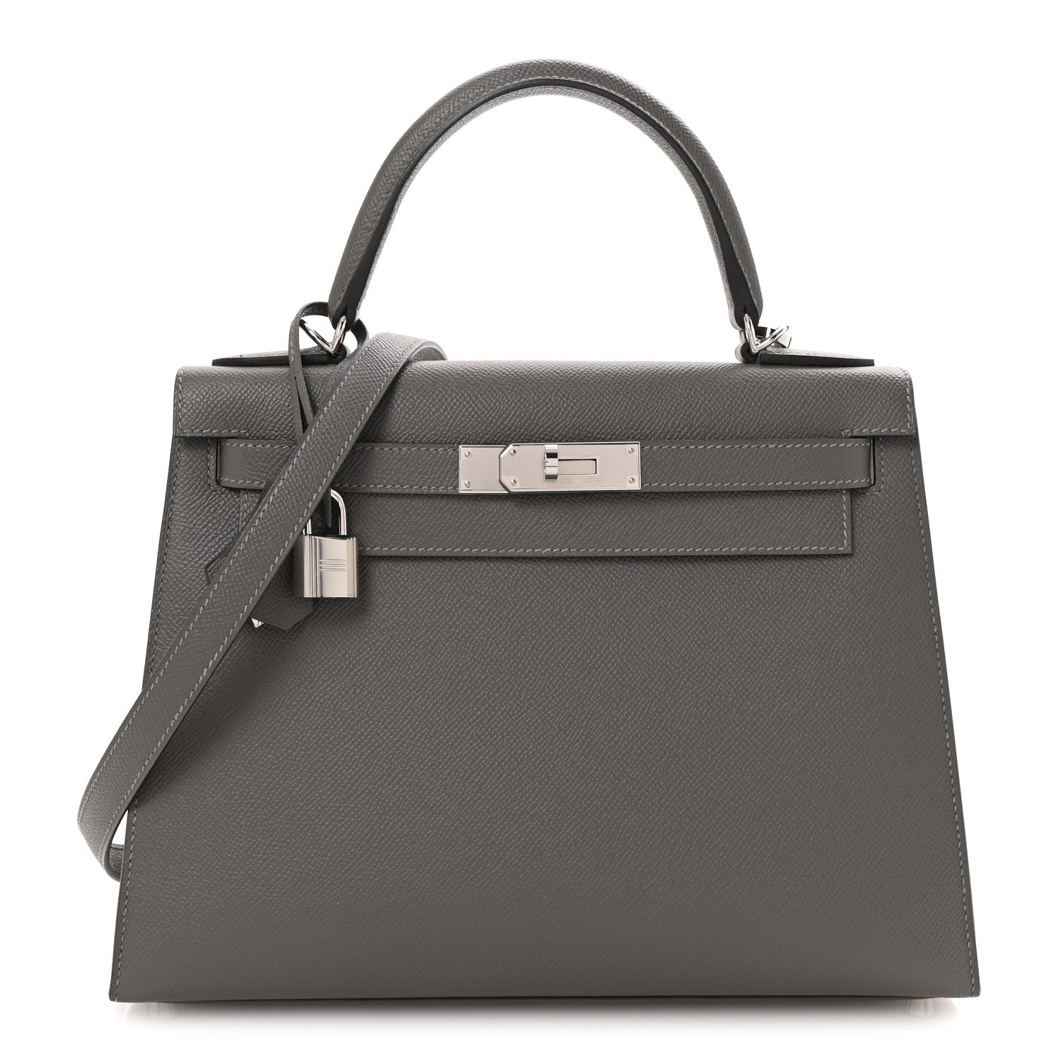 Hermes Epsom Kelly Sellier 28 Gris Misty 1 of 11