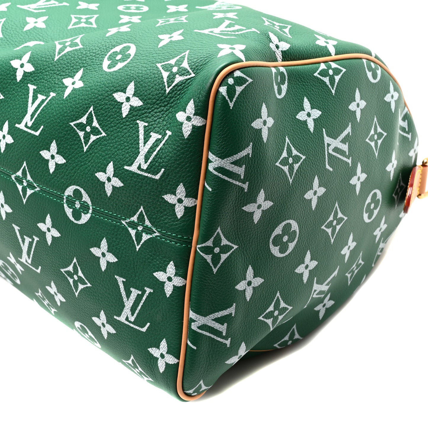 Calfskin Monogram Speedy P9 Bandouliere 40 Green