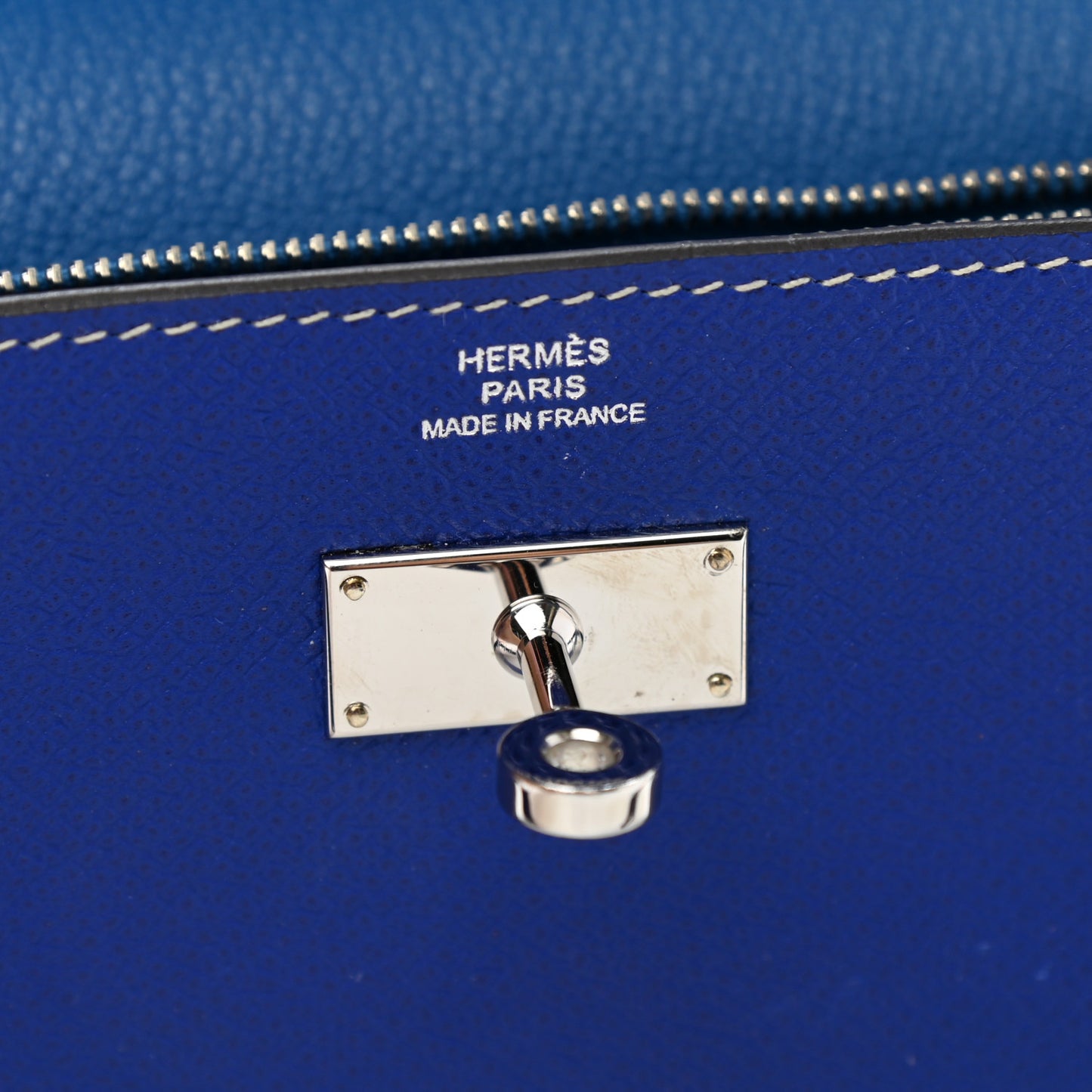 Epsom Verso Kelly Longue Wallet Bleu Electrique Mykonos