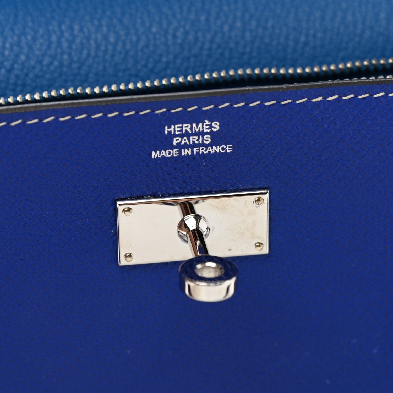Hermes Epsom Verso Kelly Longue Wallet Bleu Electrique Mykonos 6 of 9