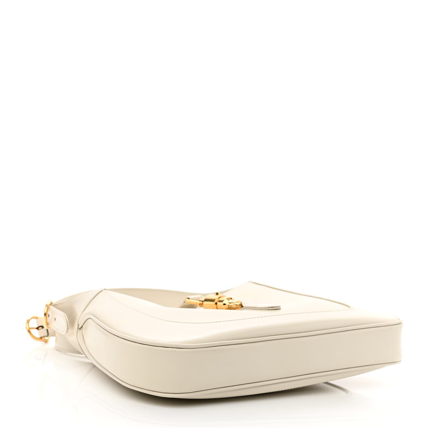 Gucci Boarded Dyana Lux Calfskin Small Jackie 1961 Hobo Mystic White 4 of 11