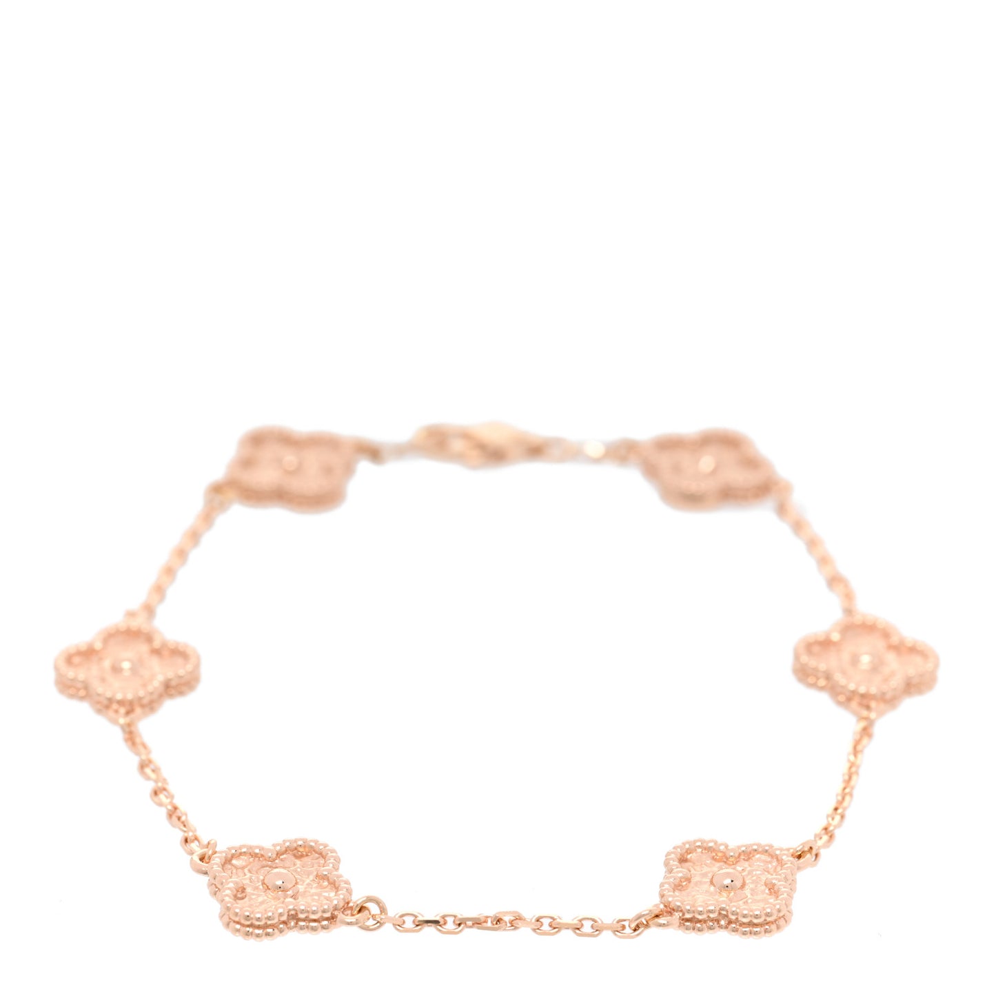 18K Rose Gold 6 Motifs Sweet Alhambra Bracelet