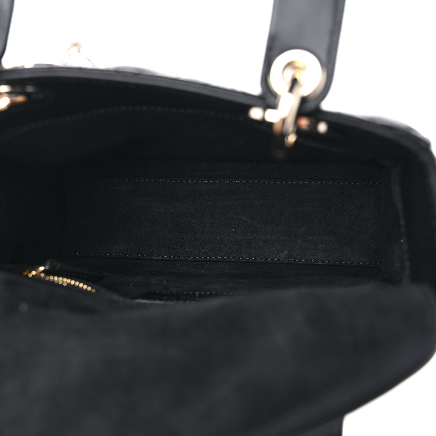 Lambskin Cannage Small My ABCDior Lady Dior Black