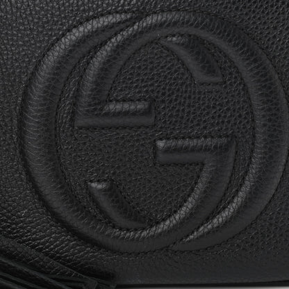 Gucci Pebbled Calfskin Small Soho Disco Bag Black 8 of 11