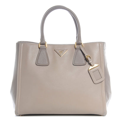 Prada Saffiano Lux Small Tote BN2438 Pomice Argilla 1 of 11