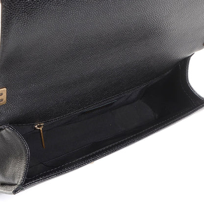 Chanel Caviar Quilted New Medium Boy Flap Black 5 of 9