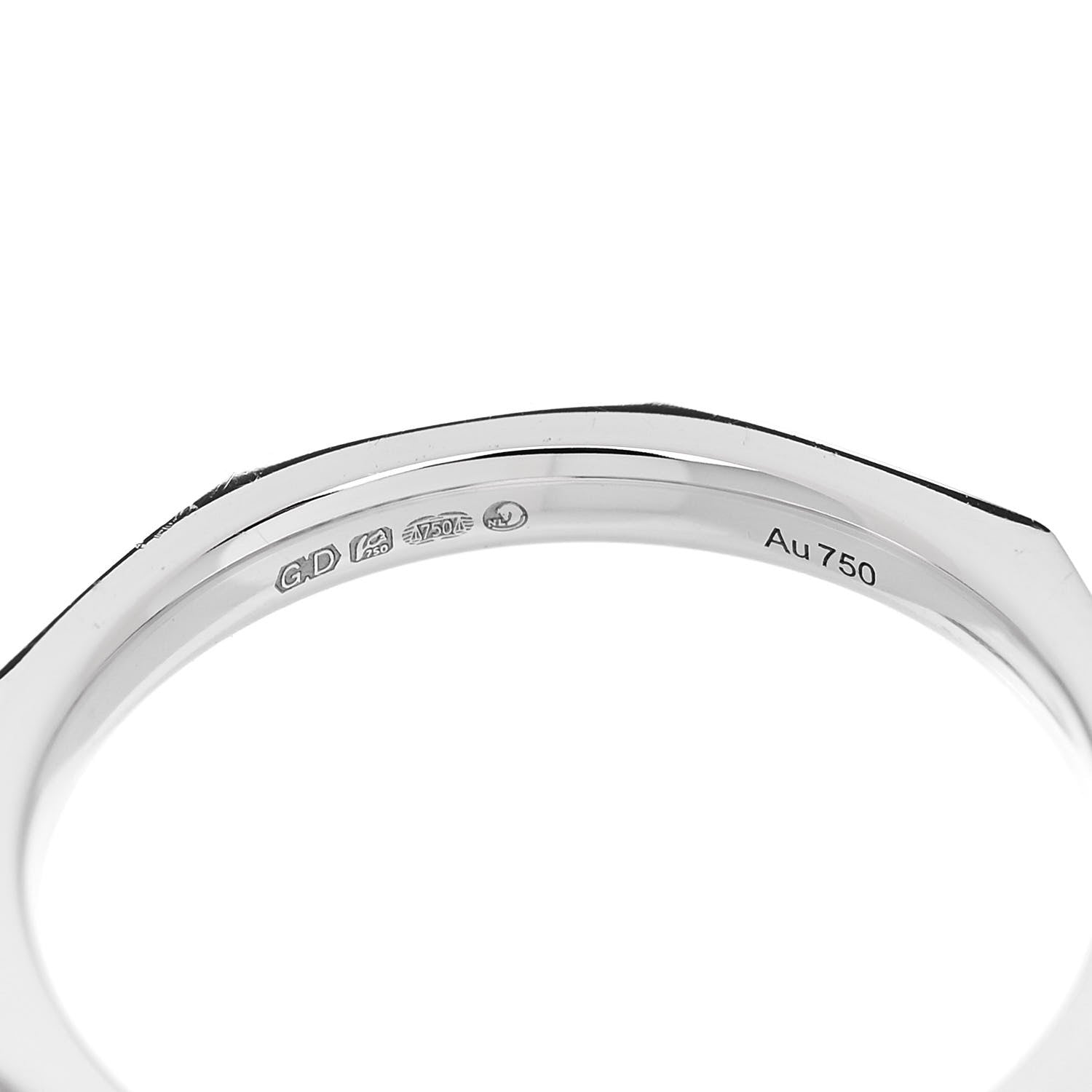 Graff 18K White Gold Diamond Laurence Graff Signature Band Ring 52 6 7 of 7