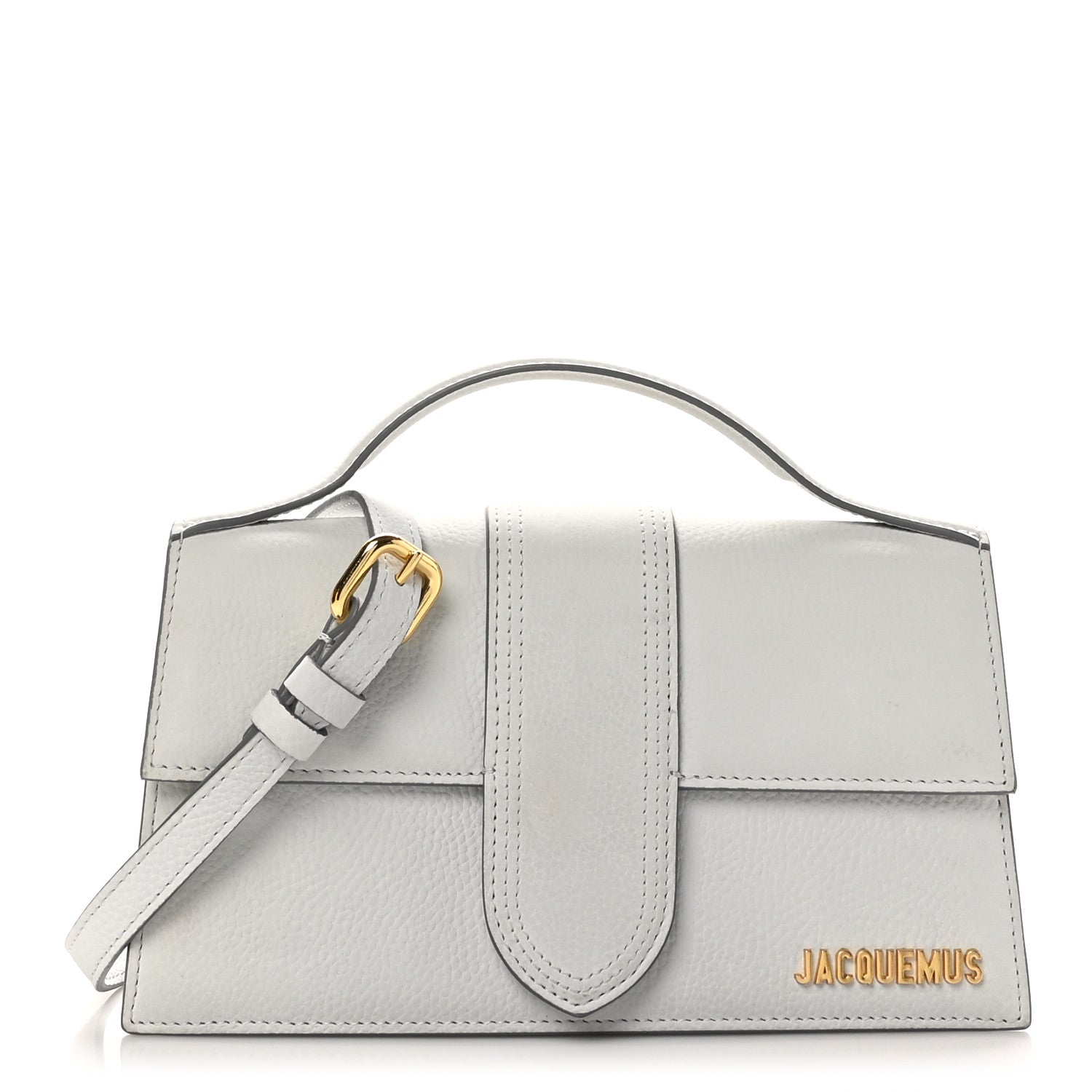 Jacquemus Grained Calfskin Le Grand Bambino Light Grey 1 of 10