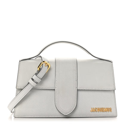 Jacquemus Grained Calfskin Le Grand Bambino Light Grey 1 of 10