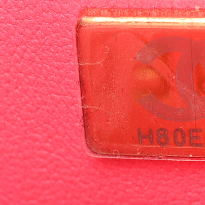 Chanel Caviar Quilted Mini Rectangular Sweetheart Flap Fuchsia 7 of 11