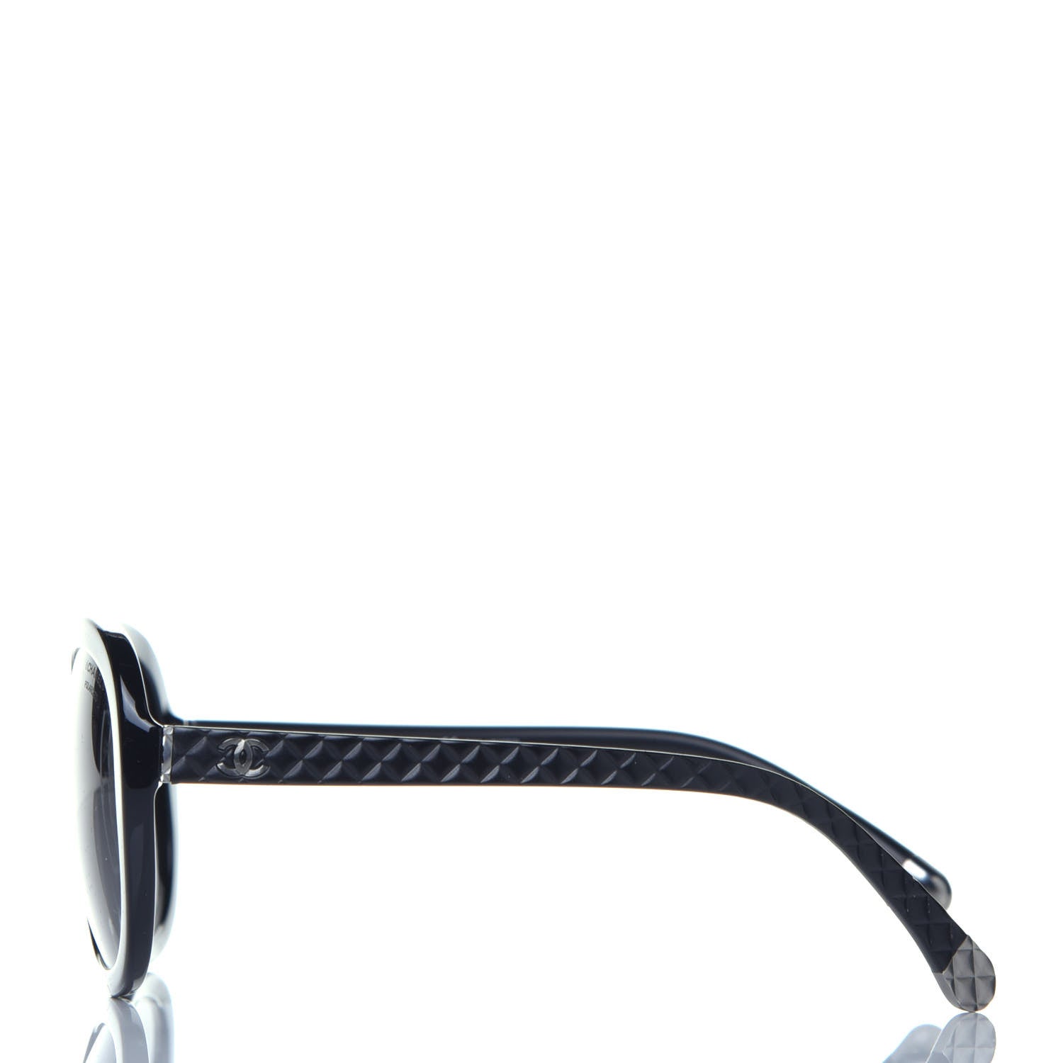 Chanel Acetate Quilted CC Polarized Sunglasses 5328 Black 3 of 8