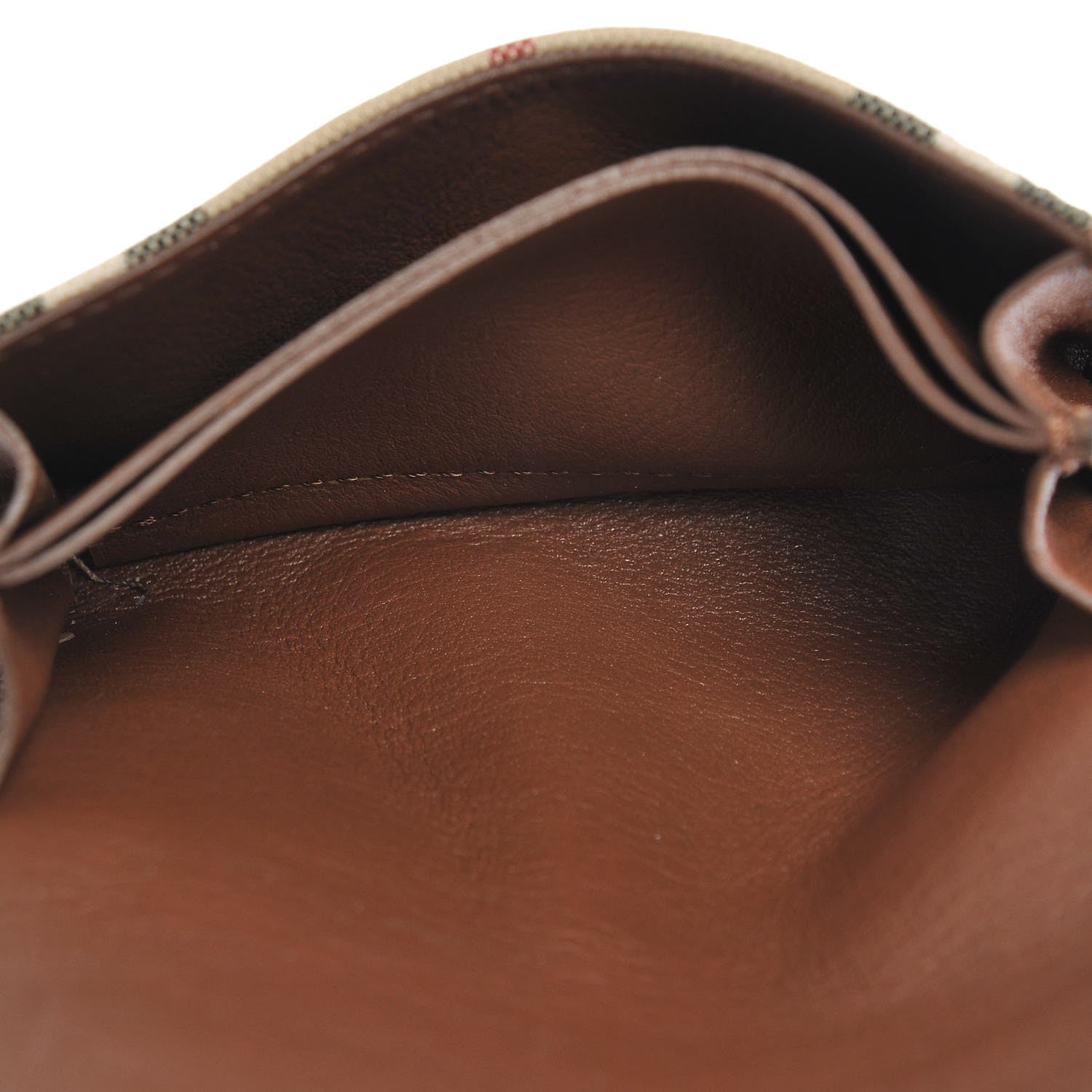 Burberry Calfskin Horseferry Check Chesam Card Case Tan 5 of 8
